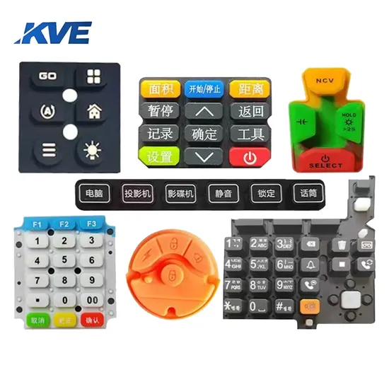 Claviers en caoutchouc de silicone personnalisés pour solutions de fabrication OEM de précision