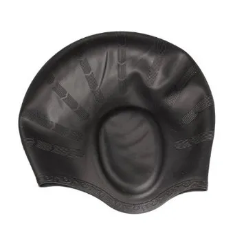 Bonnet de bain en silicone avec protection auditive durable