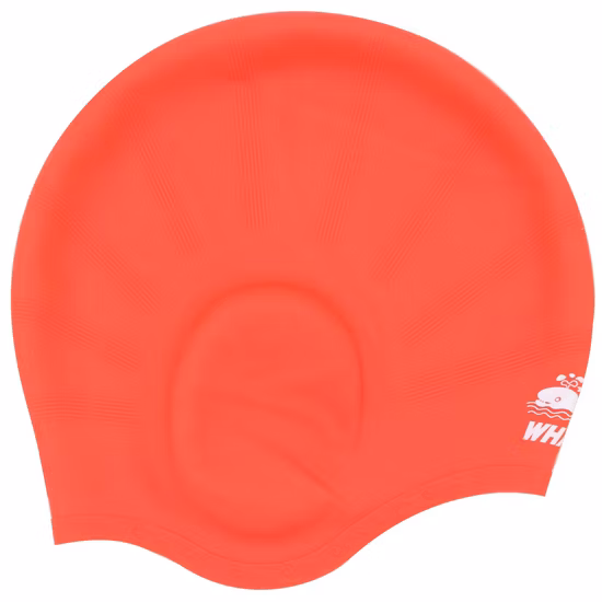 Bonnets de bain en silicone pour cheveux longs, protège-oreilles, couleurs et illustrations privées