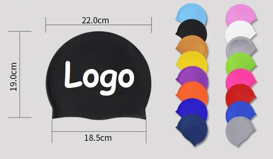 Bonnet de bain élastique en silicone pour piscine, protection des oreilles et des cheveux, imperméable, couleur unie, accessoires de natation